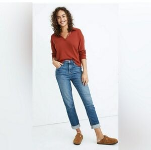 Madewell The High-Rise Slim Boy Jeans, Size 26